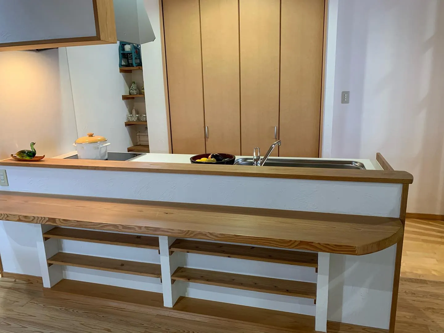 【宇和島市注文住宅】システムキッチン　ハッチバック・バック収...