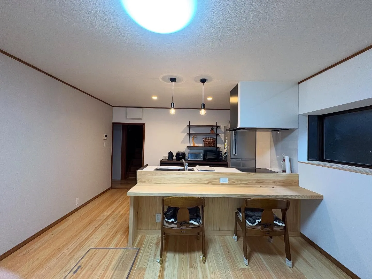 【宇和島市注文住宅】 リフォームをしました🏡👍 リビングキッ...